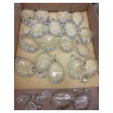 Vintage Glass Chandelier Crystals