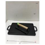 Cast Iron Griddle & Burger Smasher
