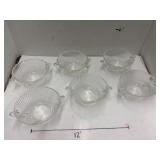 Vintage Federal Glass Twisted Crystal 2-Handled