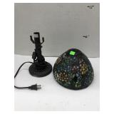 Stained Glass Leaded Lamp