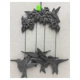 Metal Hummingbird Hanging Chimes
