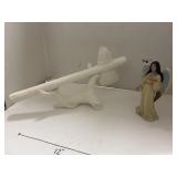 Ceramic Axe On Stand & Native American Blessings