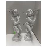 Porcelain Candle Holders