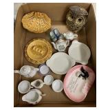 Owl and Dishes