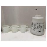 BC Comic Cookie Jar and 3cnt Mugs