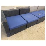 4 Piece Wicker Set w/ Cushions
