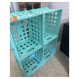 4 Plastic Crates