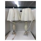 2cnt Lamps - Shades Need Repaired