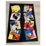 Looney Tunes Rug, Some Stains, Approx 6ft x 4ft
