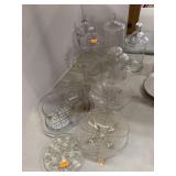 Clear Glass Dishes, Jars, Bowls
