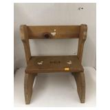 Wooden Stepstool / Bench