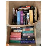2 boxes of books