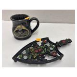 Cast Iron Trivet & Deneen Pottery Egg Harbor Cafe