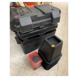 Plastic boxes and misc