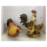 2cnt Chickens, some feathers broke