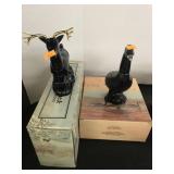 2 Avon Aftershave Bottles with Boxes, Deer, Duck
