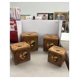 Wooden Canisters