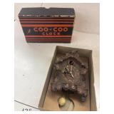Coo-Coo Clock w/ Key in original box - doesnï¿½t