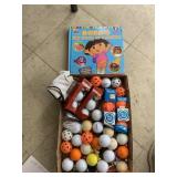 Golf Balls and Dora Book