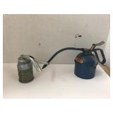 2 Oil Cans, Grease Guns?