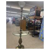 Pineapple Design Floor Lamp w/ Glass Rable