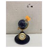 Globe clock decor