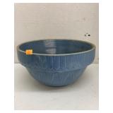 Vntg blue stoneware bowl