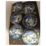 6 Enchanted journey Plates