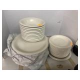 Stoneware Plates & Bowls Lot