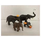 Family of Schleich elephant figures