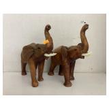 Leather? Elephant figures