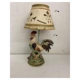 Ceramic rooster tea light lamp (crack)