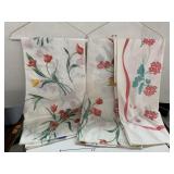 Floral Table Cloths, some stains