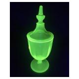 Yellow uranium Candy jar
