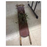 Decorative Sled Decor