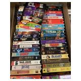 Box of VHS And Game