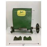 Vntg John Deere seed hopper box