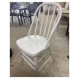 Vintage White Wooden Chair
