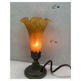 Tiffany-style Tulip Lamp, works