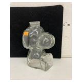 Glass Snoopy bank