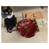 Omelet Set, Trays, Cat Decor, Bowl, misc