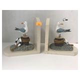 Seagull bookends pair
