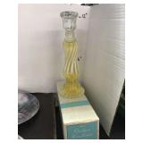 Avon Bottle Candle Stick with box