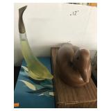 2 Avon Bottles w Boxes, Duck and Dolphin
