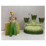 Candle Holder and Figurine Dish