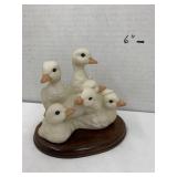 Duck Decor and Wooden Stand - not attached