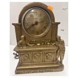 Antique United Metal  Mantle Clock - just Like