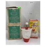 Donut Maker and Ice Cream Plates
