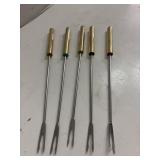 Set of (4) Vintage Mid-Century Modern Stainless