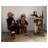 Vintage Folk Art Figures